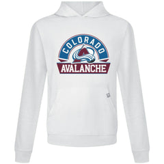 Colorado Avalanche Levelwear Relay Banner Arch Pullover Hoodie - White | NHL sale