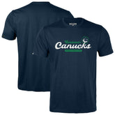 Vancouver Canucks Levelwear Youth Little Richmond Monument T-Shirt - Navy | NHL Lifestyle