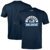 Colorado Avalanche Levelwear Youth Little Richmond Banner Arch T-Shirt - Navy | NHL Clearance