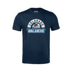 Colorado Avalanche Levelwear Youth Little Richmond Banner Arch T-Shirt - Navy | NHL Clearance