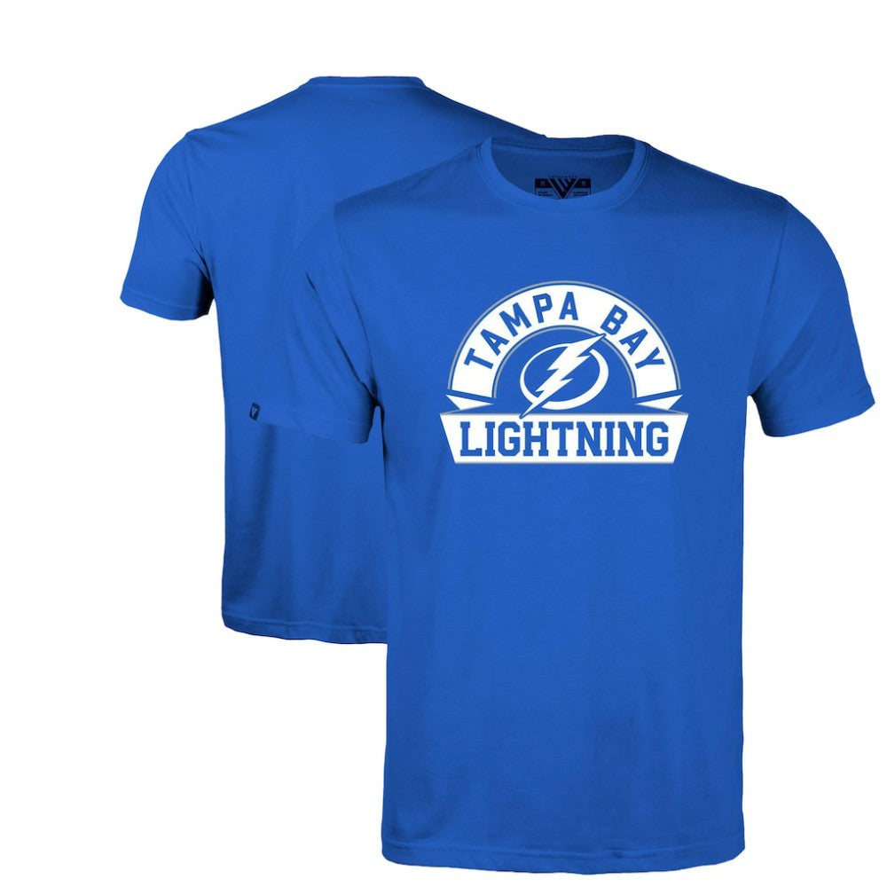 Tampa Bay Lightning Levelwear Youth Little Richmond Banner Arch T-Shirt - Royal | NHL Lifestyle