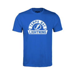 Tampa Bay Lightning Levelwear Youth Little Richmond Banner Arch T-Shirt - Royal | NHL Lifestyle