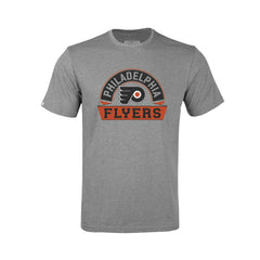 Philadelphia Flyers Levelwear Youth Little Richmond Banner Arch T-Shirt - Gray | NHL Lifestyle