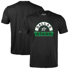 Dallas Stars Levelwear Youth Little Richmond Banner Arch T-Shirt - Black | NHL Clearance
