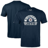Winnipeg Jets Levelwear Youth Little Richmond Banner Arch T-Shirt - Navy | NHL online