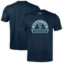 Seattle Kraken Levelwear Youth Little Richmond Banner Arch T-Shirt - Navy | NHL Lifestyle