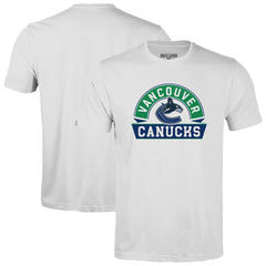 Vancouver Canucks Levelwear Youth Little Richmond Banner Arch T-Shirt - White | NHL sale