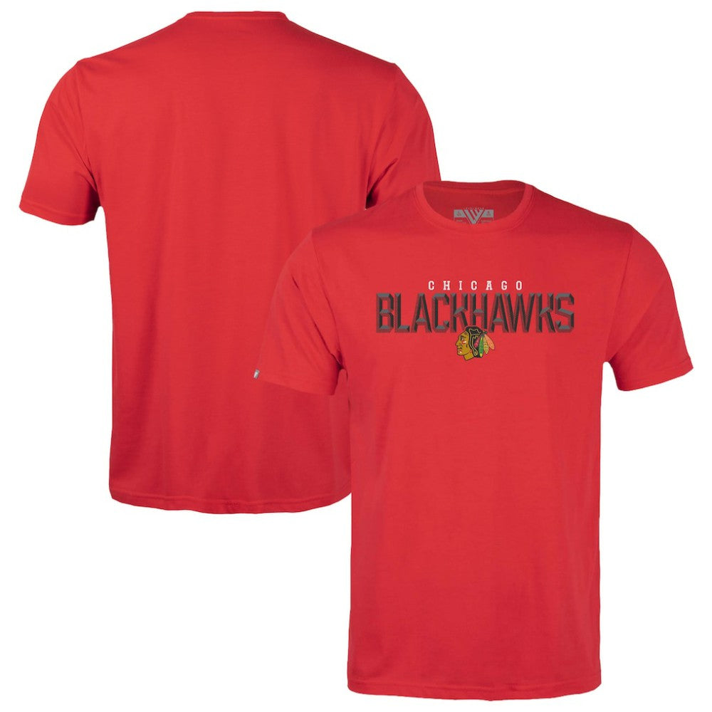 Chicago Blackhawks Levelwear Youth Little Richmond Carve T-Shirt - Red | NHL near me
