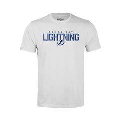 Tampa Bay Lightning Levelwear Youth Little Richmond Carve T-Shirt - White | NHL Lifestyle
