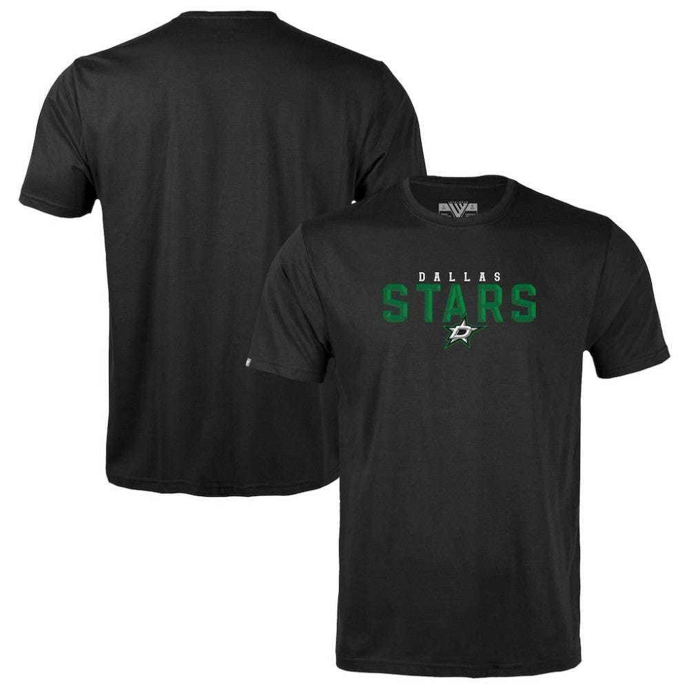 Dallas Stars Levelwear Youth Little Richmond Carve T-Shirt - Black | NHL Lifestyle