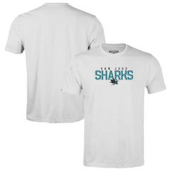 San Jose Sharks Levelwear Youth Little Richmond Carve T-Shirt - White | NHL Clearance