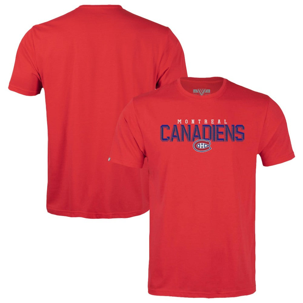 Montreal Canadiens Levelwear Youth Little Richmond Carve T-Shirt - Red | NHL Clearance