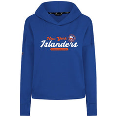 New York Islanders Levelwear Women's Sweet Monument Tri-Blend Cropped Pullover Hoodie - Royal | NHL sale