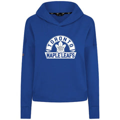 Toronto Maple Leafs Levelwear Women's Sweet Banner Arch Tri-Blend Cropped Pullover Hoodie - Royal | NHL online