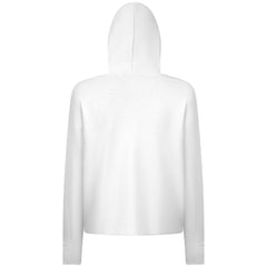 Colorado Avalanche Levelwear Women's Sweet Banner Arch Tri-Blend Cropped Pullover Hoodie - White | NHL online