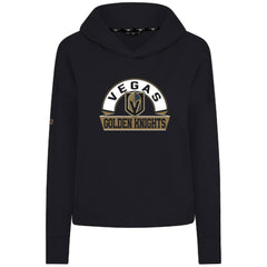Vegas Golden Knights Levelwear Women's Sweet Banner Arch Tri-Blend Cropped Pullover Hoodie - Black | NHL discount