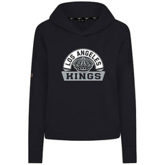 Los Angeles Kings Levelwear Women's Sweet Banner Arch Tri-Blend Cropped Pullover Hoodie - Black | NHL online