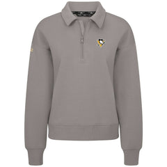 Pittsburgh Penguins Levelwear Women's Canmore Quarter-Zip Pullover - Gray | NHL near me