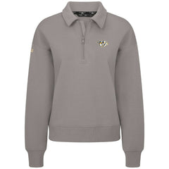 Nashville Predators Levelwear Women's Canmore Quarter-Zip Pullover - Gray | NHL discount