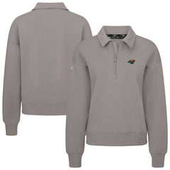 Minnesota Wild Levelwear Women's Canmore Quarter-Zip Pullover - Gray | NHL sale