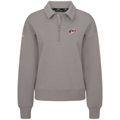 Carolina Hurricanes Levelwear Women's Canmore Quarter-Zip Pullover - Gray | NHL discount