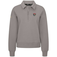 Florida Panthers Levelwear Women's Canmore Quarter-Zip Pullover - Gray | NHL near me