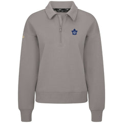 Toronto Maple Leafs Levelwear Women's Canmore Quarter-Zip Pullover - Gray | NHL sale