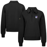 New York Rangers Levelwear Women's Canmore Quarter-Zip Pullover - Black | NHL on sale