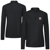 New York Islanders Levelwear Women's Upright Quarter-Zip Pullover - Black | NHL on sale