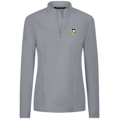 Pittsburgh Penguins Levelwear Women's Upright Quarter-Zip Pullover - Gray | NHL sale