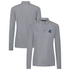 Vancouver Canucks Levelwear Women's Upright Quarter-Zip Pullover - Gray | NHL on sale