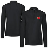 Calgary Flames Levelwear Women's Upright Quarter-Zip Pullover - Black | NHL on sale