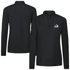 Colorado Avalanche Levelwear Women's Upright Quarter-Zip Pullover - Black | NHL on sale