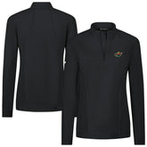Minnesota Wild Levelwear Women's Upright Quarter-Zip Pullover - Black | NHL Lifestyle