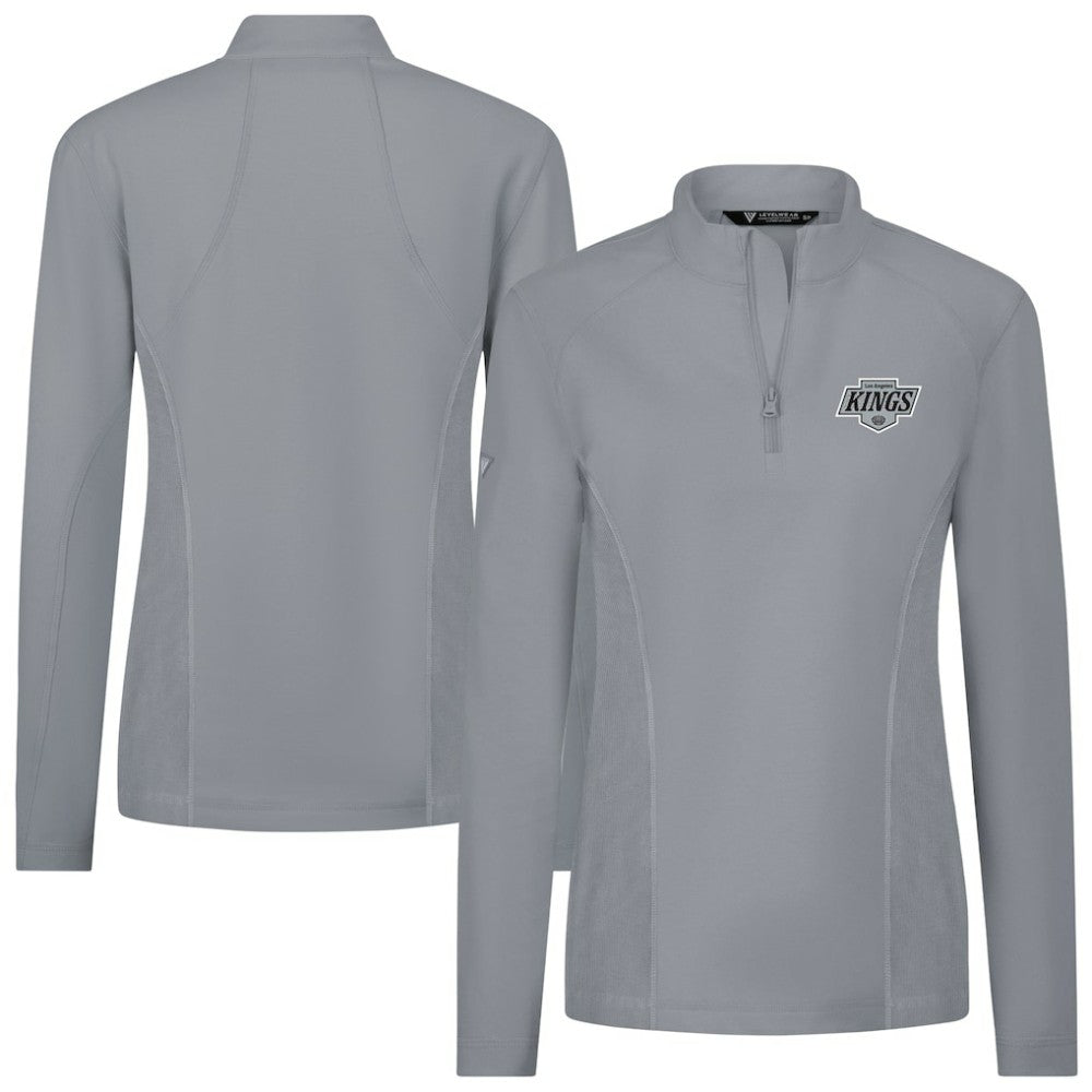 Los Angeles Kings Levelwear Women's Upright Quarter-Zip Pullover - Gray | NHL near me