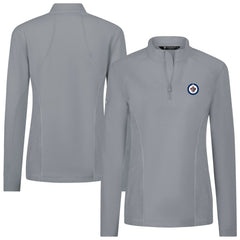 Winnipeg Jets Levelwear Women's Upright Quarter-Zip Pullover - Gray | NHL sale