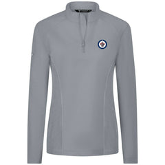 Winnipeg Jets Levelwear Women's Upright Quarter-Zip Pullover - Gray | NHL sale
