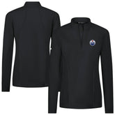 Edmonton Oilers Levelwear Women's Upright Quarter-Zip Pullover - Black | NHL Clearance