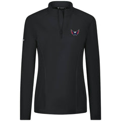 Washington Capitals Levelwear Women's Upright Quarter-Zip Pullover - Black | NHL near me
