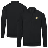 Pittsburgh Penguins Levelwear Upright Tri-Blend Quarter-Zip Pullover - Black | NHL Clearance