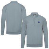 Toronto Maple Leafs Levelwear Upright Tri-Blend Quarter-Zip Pullover - Gray | NHL Lifestyle