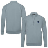 Vancouver Canucks Levelwear Upright Tri-Blend Quarter-Zip Pullover - Gray | NHL on sale