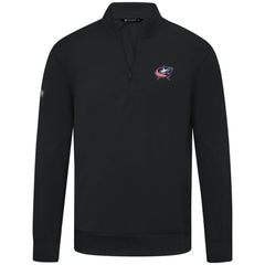 Columbus Blue Jackets Levelwear Upright Tri-Blend Quarter-Zip Pullover - Black | NHL near me