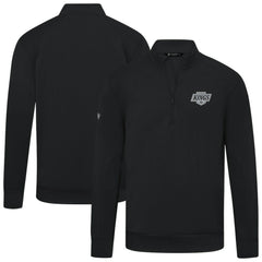 Los Angeles Kings Levelwear Upright Tri-Blend Quarter-Zip Pullover - Black | NHL sale