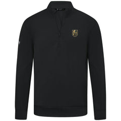 Vegas Golden Knights Levelwear Upright Tri-Blend Quarter-Zip Pullover - Black | NHL on sale