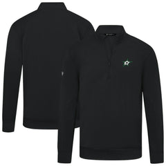 Dallas Stars Levelwear Upright Tri-Blend Quarter-Zip Pullover - Black | NHL sale