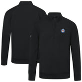Winnipeg Jets Levelwear Upright Tri-Blend Quarter-Zip Pullover - Black | NHL online