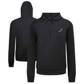 San Jose Sharks Levelwear Technic Quarter-Zip Pullover Hoodie - Black | NHL near me