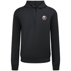 New York Islanders Levelwear Technic Quarter-Zip Pullover Hoodie - Black | NHL near me