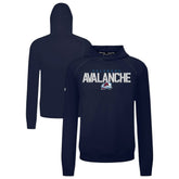 Colorado Avalanche Levelwear Mandate Carve Tri-Blend Pullover Hoodie - Navy | NHL online